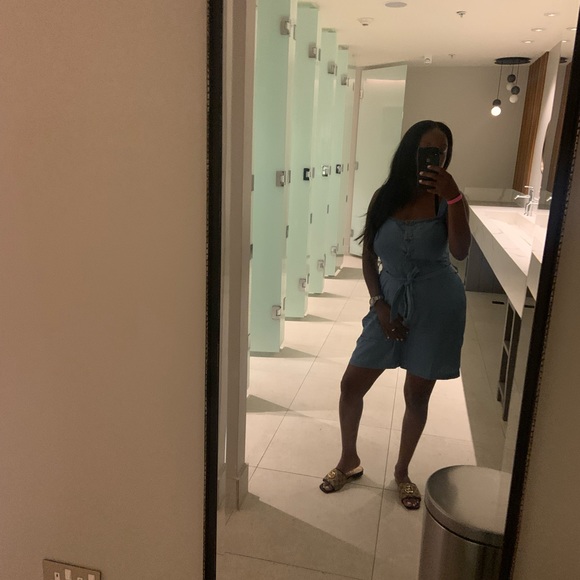 Button Down Denim Dress - Picture 5 of 5